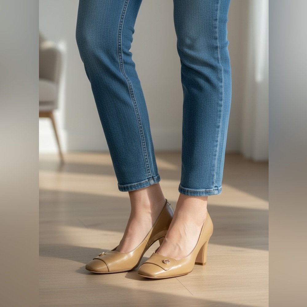 Giorgio Armani Vintage  Toronto Vernice Nude Pump
